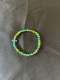 Aqua Cross Bracelet