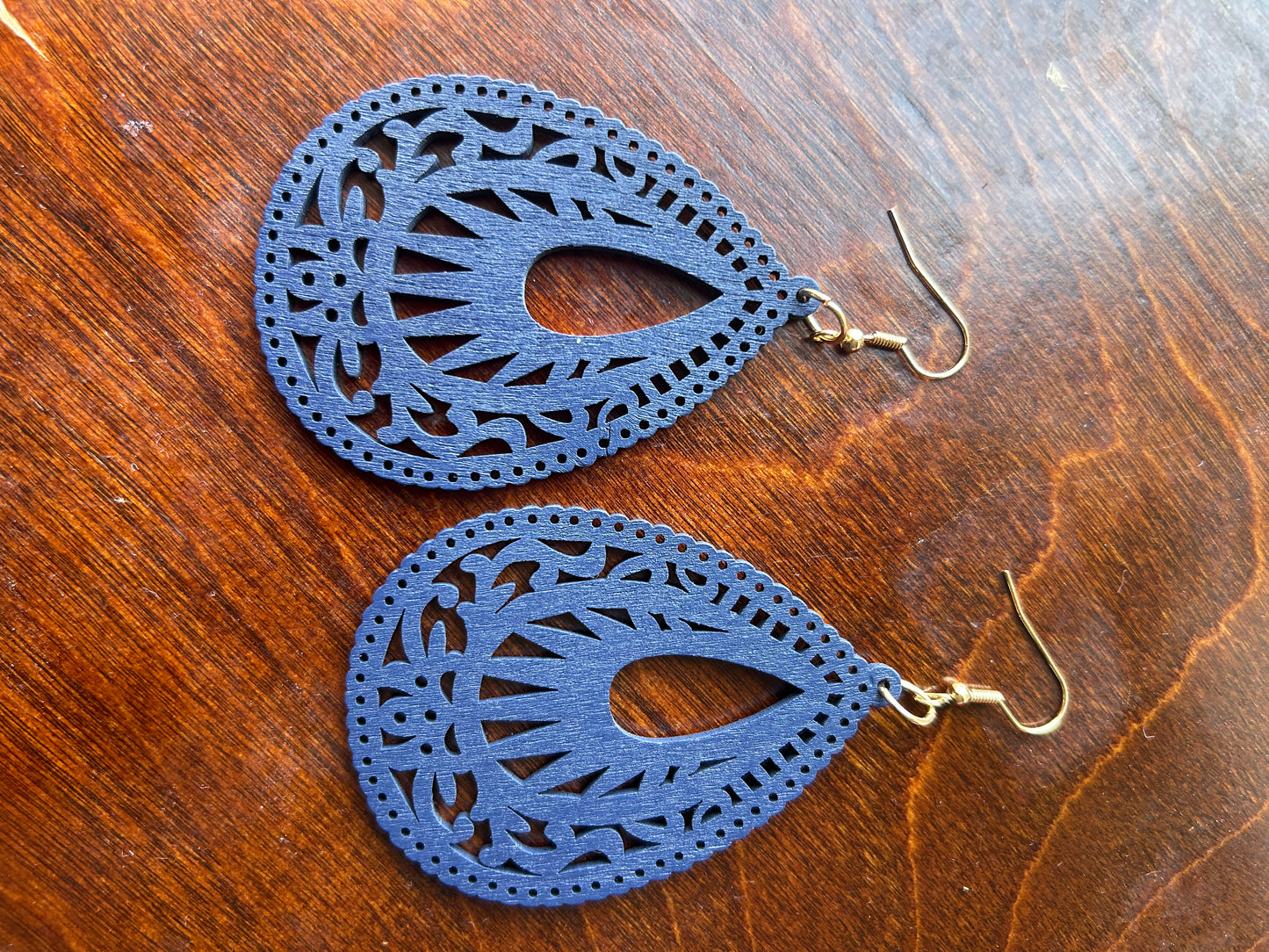 Blue Nest Earrings