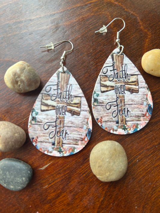 Faith over Fear Earrings