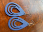 Blue Rain Drop Earrings