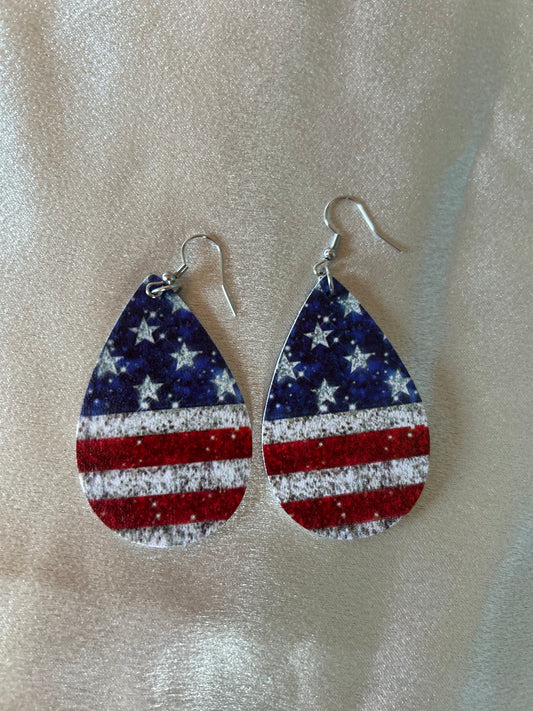 Flag Earrings