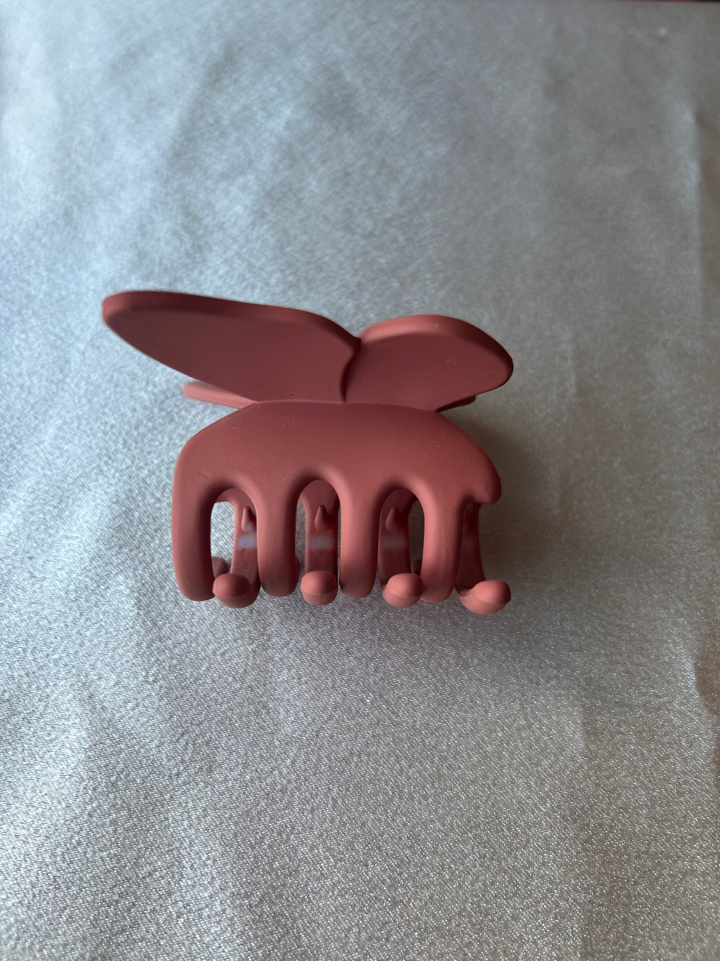 Pink Butterfly Clip