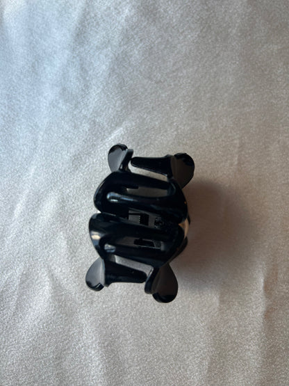 Black Flower Hair Clip